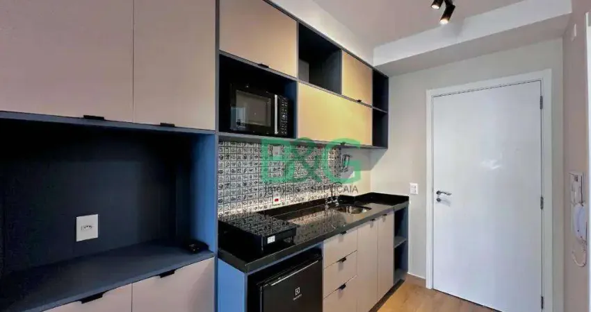 Studio, 32 m² - venda por r$ 690.000,00 ou aluguel por r$ 4.322,20/mês - jardim das acácias - são paulo/sp