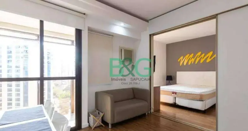 Apartamento com 1 dormitório à venda, 37 m² por r$ 474.000,00 - indianópolis - são paulo/sp