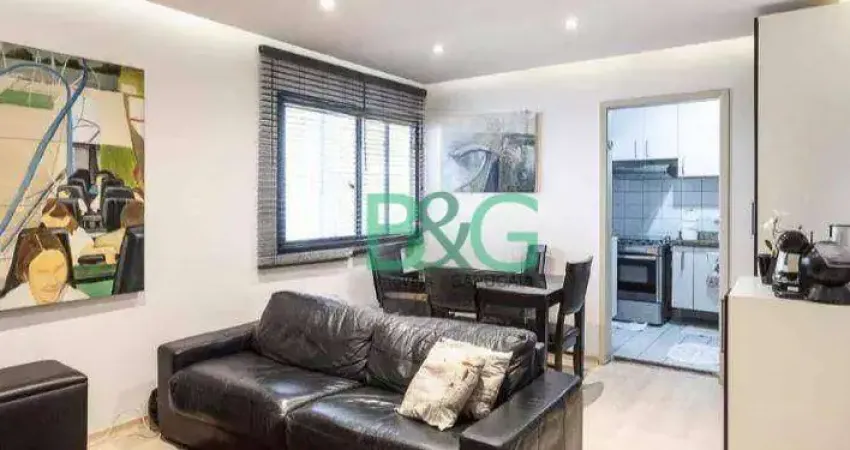 Apartamento com 1 dormitório à venda, 58 m² por r$ 470.000,00 - santa cecília - são paulo/sp