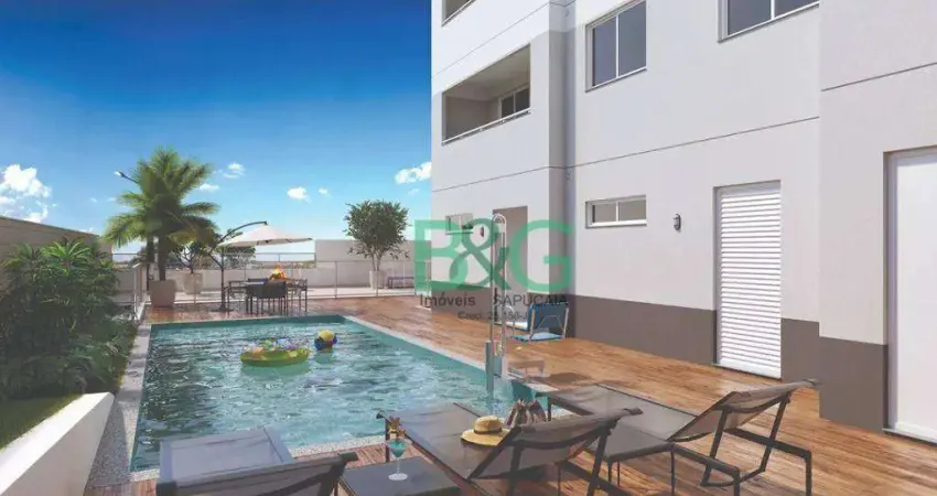 Apartamento com 2 dormitórios à venda, 40 m² por r$ 244.760,10 - jaraguá - são paulo/sp