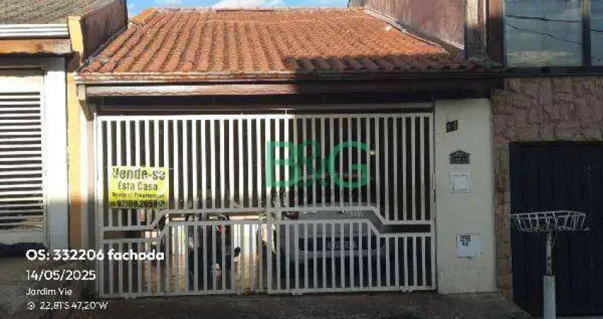 Casa com 2 dormitórios à venda, 65 m² por r$ 197.567,43 - jardim amélia - sumaré/sp