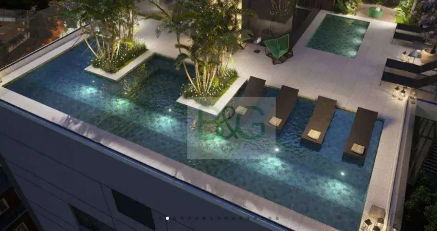 Studio com 1 dormitório à venda, 38 m² por r$ 763.342,47 - perdizes - são paulo/sp