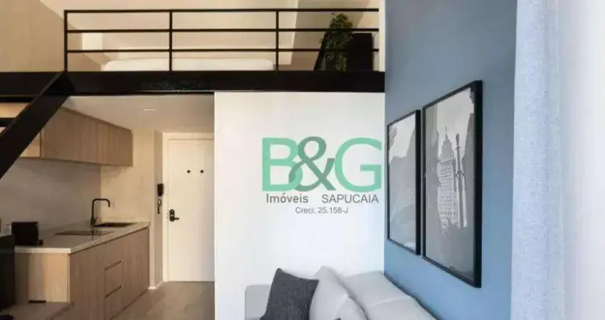 Apartamento com 1 dormitório à venda, 32 m² por r$ 613.000,00 - pinheiros - são paulo/sp