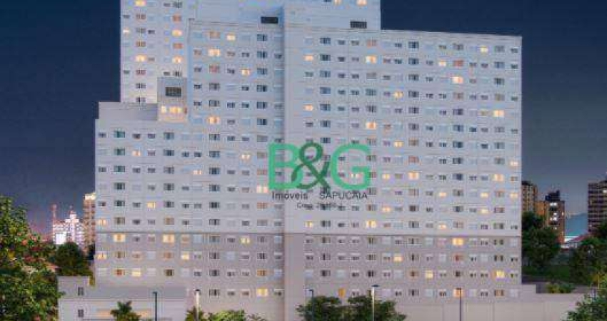 Studio com 2 dormitórios à venda, 35 m² por R$ 291.078,00 - Conjunto Residencial José Bonifácio - São Paulo/SP