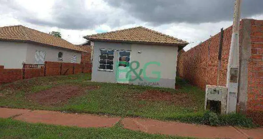 Casa com 2 dormitórios à venda, 45 m² por r$ 103.704,06 - conjunto habitacional vida nova - barretos/sp