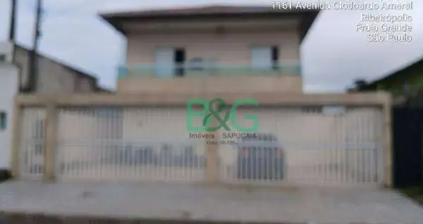 Casa com 2 dormitórios à venda, 70 m² por r$ 226.372,80 - ribeiropolis - praia grande/sp