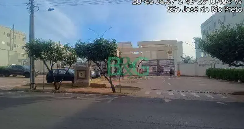 Apartamento com 2 dormitórios à venda, 39 m² por r$ 97.778,11 - rios de spagna - são josé do rio preto/sp