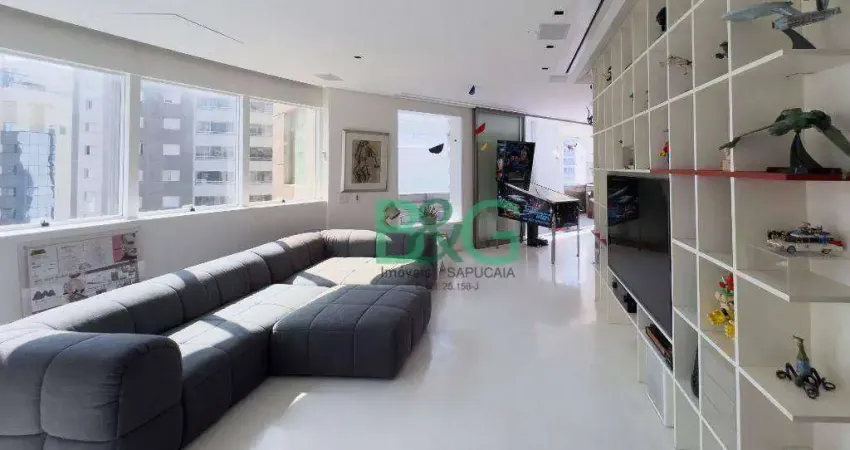 Apartamento duplex com 2 dormitórios à venda, 202 m² por r$ 4.500.000,00 - moema - são paulo/sp