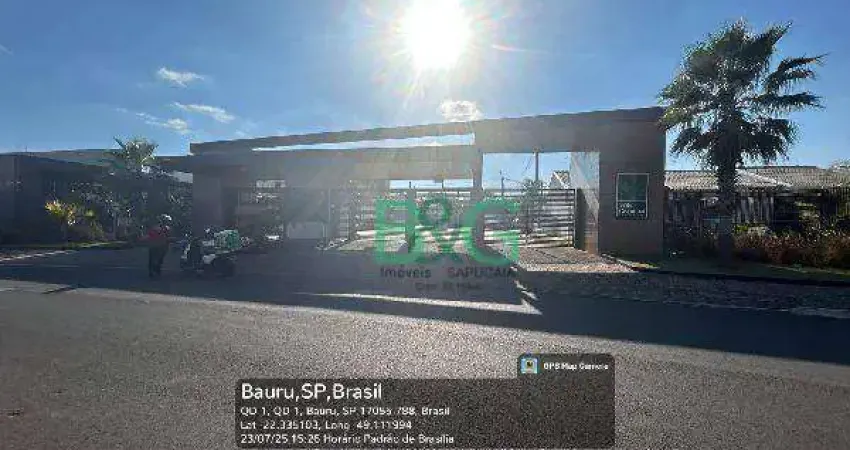 Casa com 2 dormitórios à venda, 61 m² por r$ 174.200,63 - parque são joão - bauru/sp