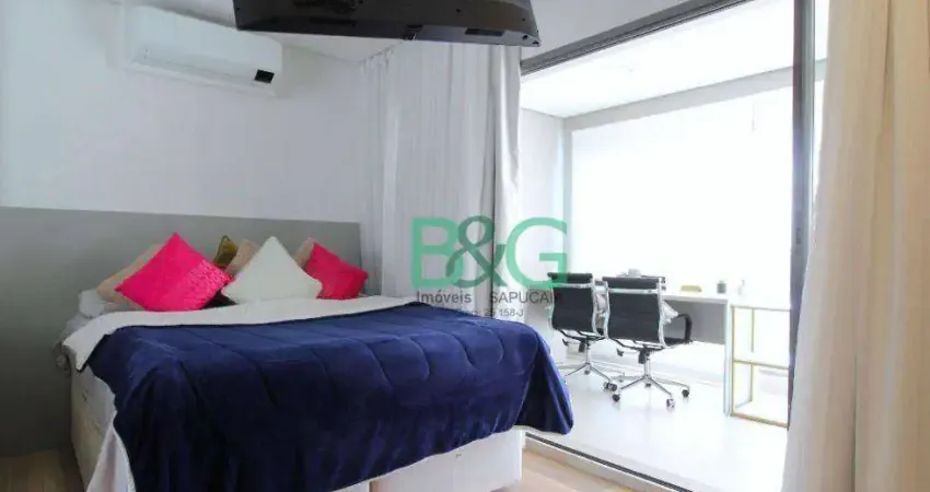 Studio com 1 dormitório à venda, 35 m² por r$ 692.000,00 - indianópolis - são paulo/sp