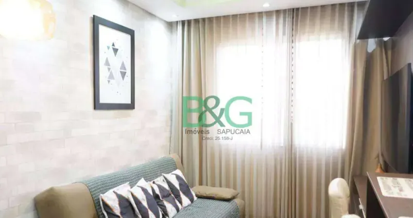 Apartamento com 2 dormitórios à venda, 44 m² por r$ 399.000 - belenzinho - são paulo/sp