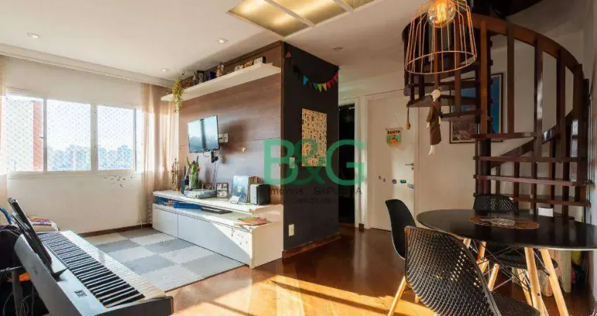 Cobertura com 3 dormitórios à venda, 107 m² por r$ 720.000,00 - vila gumercindo - são paulo/sp