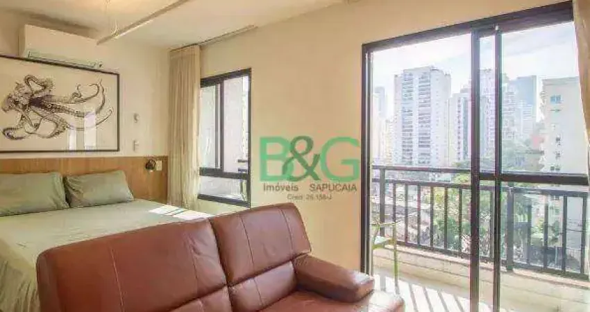 Studio com 1 dormitório à venda, 28 m² por r$ 485.000,00 - pinheiros - são paulo/sp