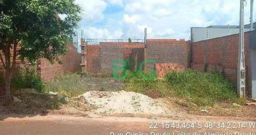 Terreno à venda, 275 m² por r$ 87.297,61 - residencial campo belo - jaú/sp