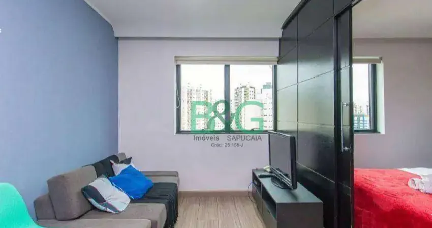 Apartamento com 1 dormitório à venda, 29 m² por r$ 599. - indianópolis - são paulo/sp