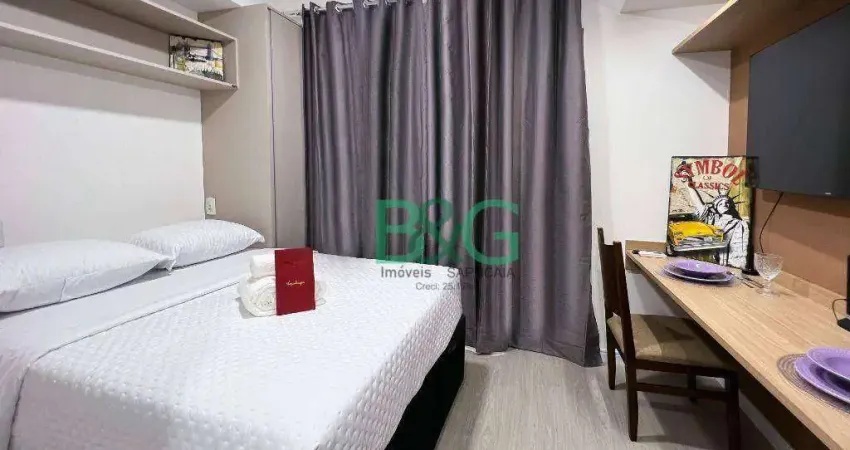 Apartamento com 1 dormitório à venda, 20 m² por r$ 500.000 - moema - são paulo/sp