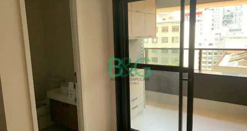 Studio com 1 dormitório, 25 m² - venda por r$ 830.000,00 ou aluguel por r$ 4.660,00/mês - jardins - são paulo/sp