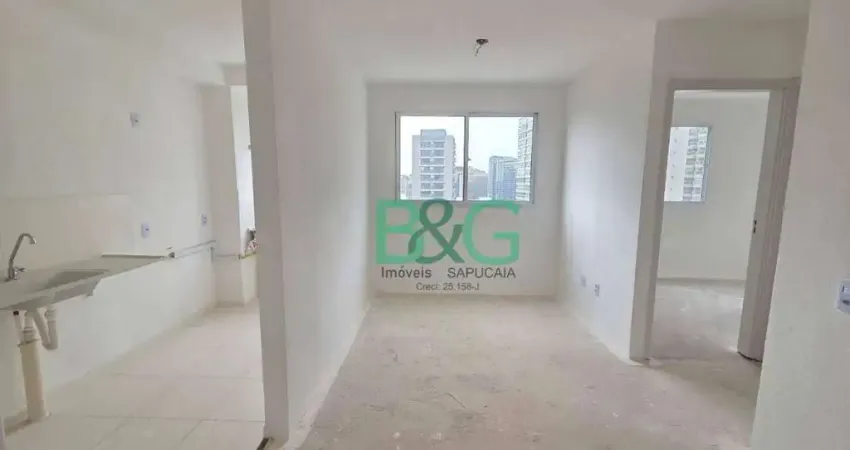 Apartamento com 2 dormitórios à venda, 45 m² por r$ 330.000 - barra funda - são paulo/sp