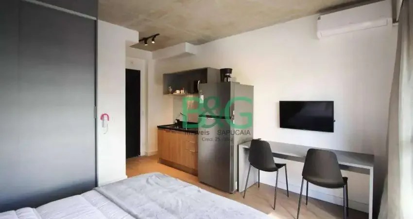 Apartamento com 1 dormitório à venda, 26 m² por r$ 468.000 - moema - são paulo/sp