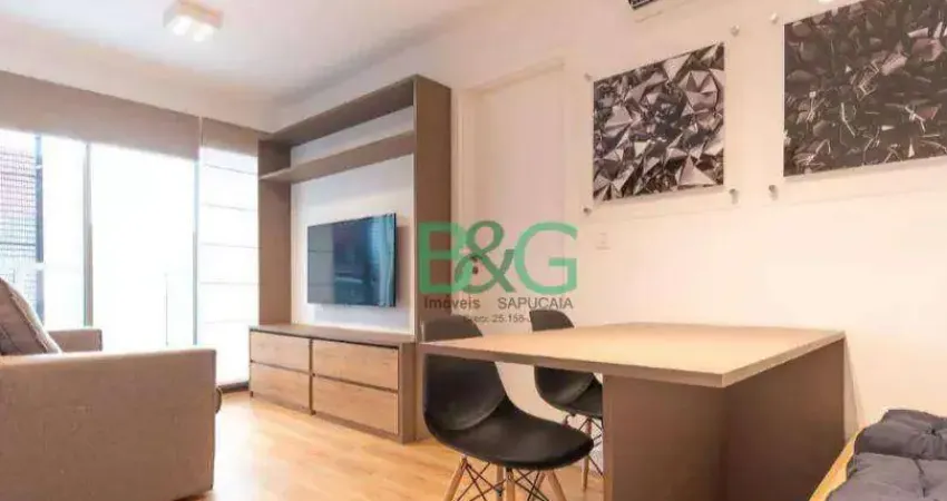 Apartamento com 1 dormitório à venda, 44 m² por r$ 824. - pinheiros - são paulo/sp