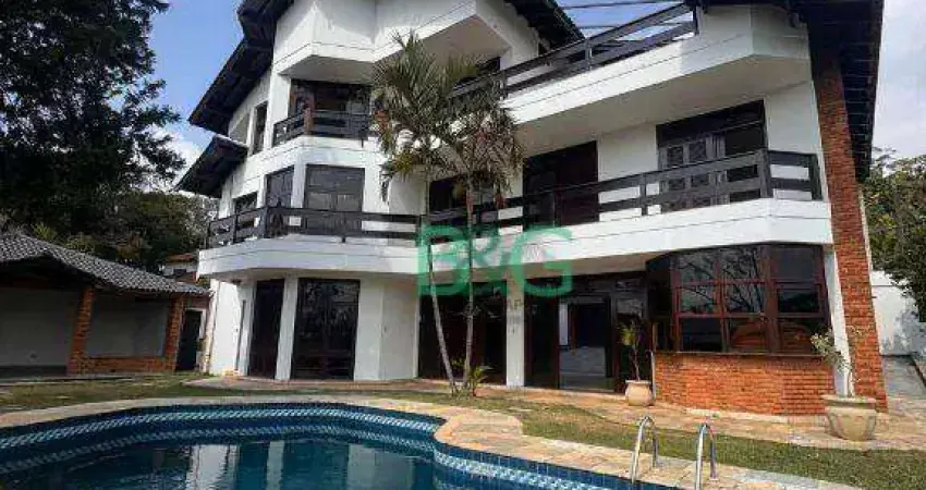 Casa com 5 dormitórios, 400 m² - venda por r$ 1.800.000,00 ou aluguel por r$ 16.502,00/mês - serra da cantareira - mairiporã/sp