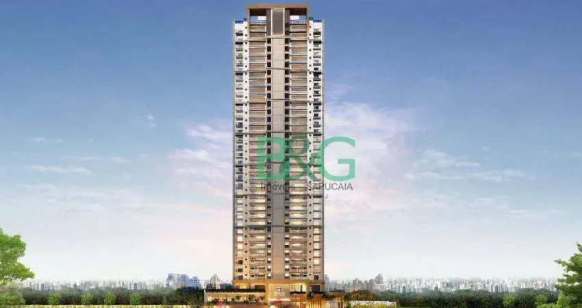 Apartamento com 3 dormitórios à venda, 140 m² por r$ 2.408.732,42 - jardim guedala - são paulo/sp