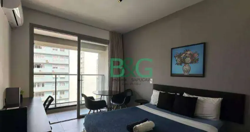 Studio com 1 dormitório à venda, 24 m² por r$ 398. - pompeia - são paulo/sp