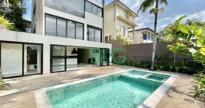 Casa com 4 dormitórios, 484 m² - venda por r$ 3.680.000,00 ou aluguel por r$ 19.600,00/mês - são paulo ii - cotia/sp