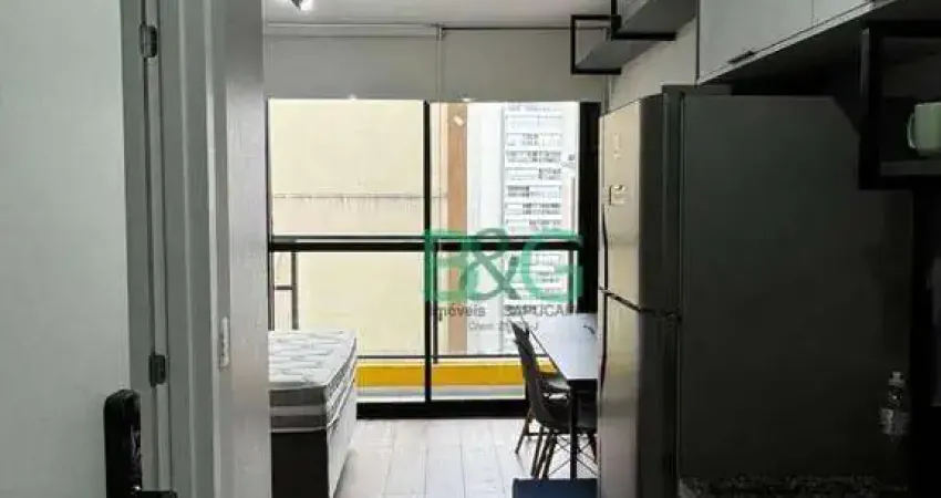 Studio com 1 dormitório para alugar, 22 m² por r$ 3.650/mês - vila mariana - são paulo/sp