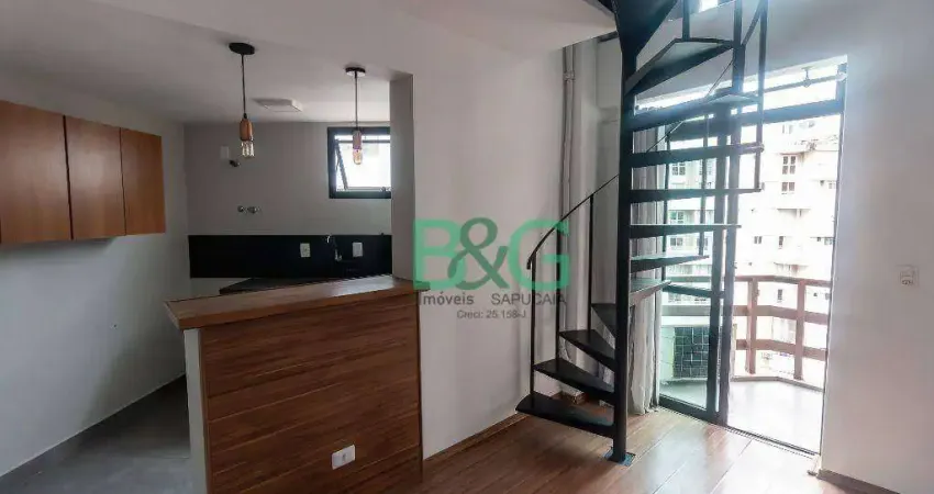 Apartamento duplex para alugar, 46 m² por r$ 4.674,21/mês - itaim bibi - são paulo/sp