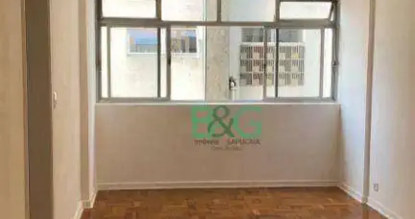 Apartamento com 1 dormitório, 37 m² - venda por r$ 350.000 ou aluguel por r$ 2.400/mês - santa cecília - são paulo/sp