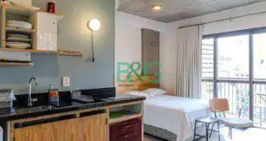 Studio à venda, 28 m² por r$ 503.000,00 - república - são paulo/sp