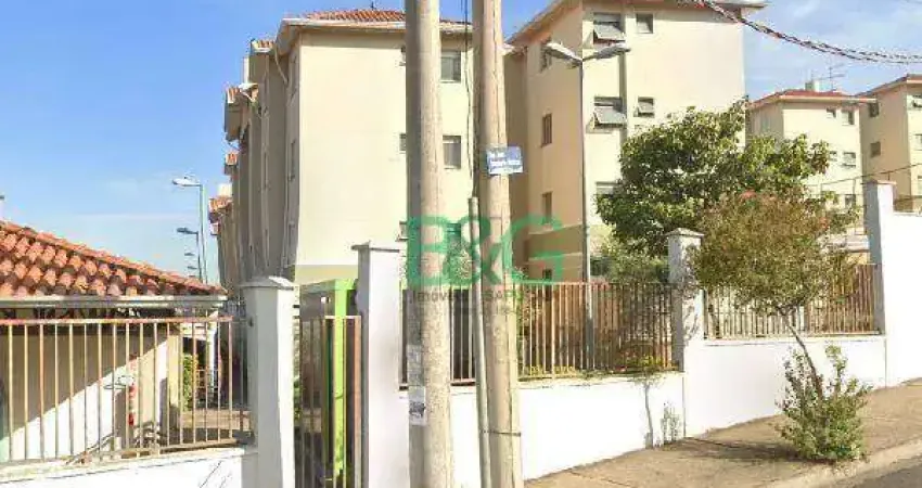 Apartamento com 2 dormitórios à venda, 44 m² por r$ 134.431,73 - residencial cosmos - campinas/sp