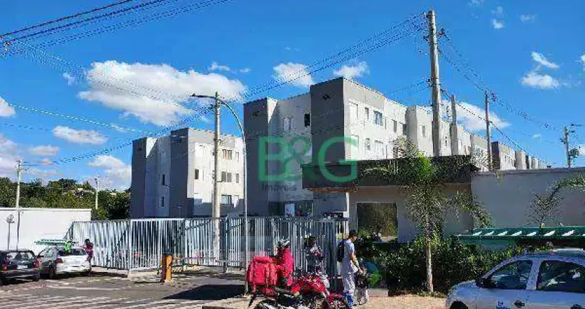 Apartamento à venda, 42 m² por r$ 133.390,28 - recreio alvorada - santa bárbara d'oeste/sp