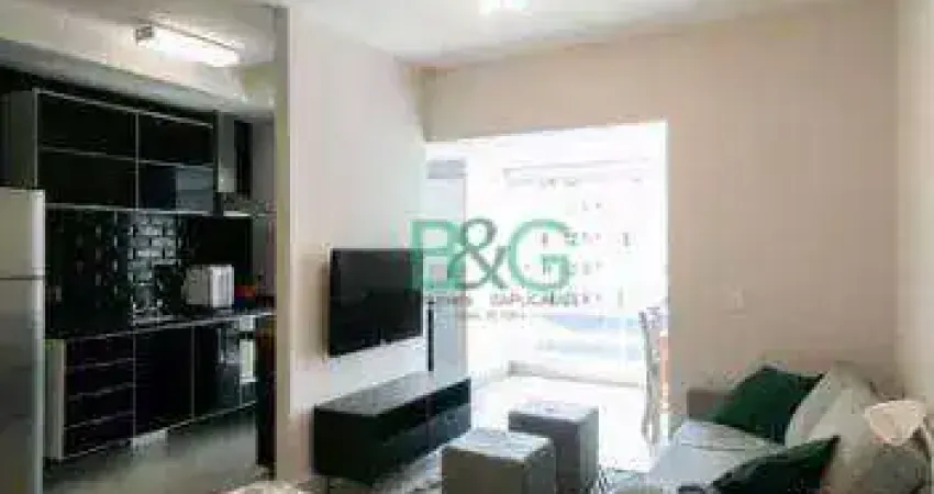 Studio com 1 dormitório à venda, 37 m² por r$ 698.000 - moema - são paulo/sp