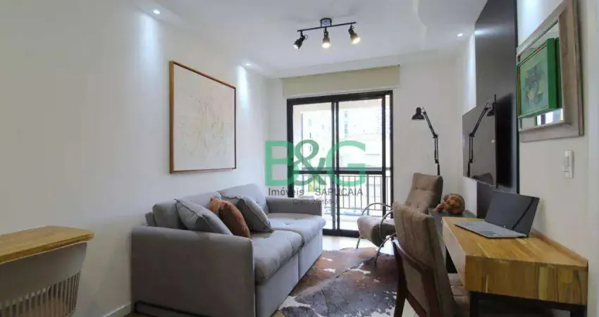 Apartamento com 1 dormitório para alugar, 37 m² por r$ 4.600,00/mês - indianópolis - são paulo/sp