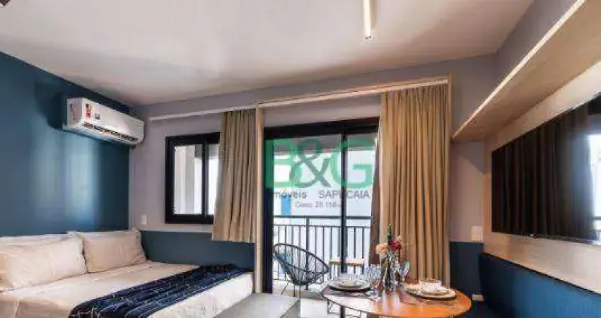 Apartamento com 1 dormitório à venda, 27 m² por r$ 480.000,00 - consolação - são paulo/sp