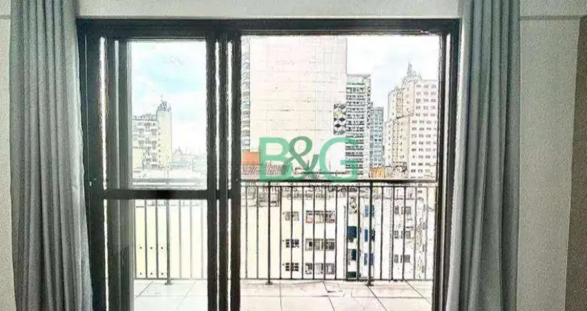 Apartamento à venda, 29 m² por r$ 378.000,00 - república - são paulo/sp