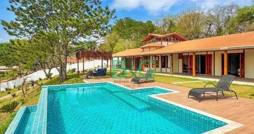 Chácara com 4 dormitórios à venda, 2200 m² por r$ 1.390.000 - chacara fernao dias - atibaia/sp