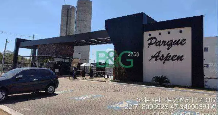 Apartamento com 2 dormitórios à venda, 38 m² por r$ 220.868 - morada do sol - americana/sp