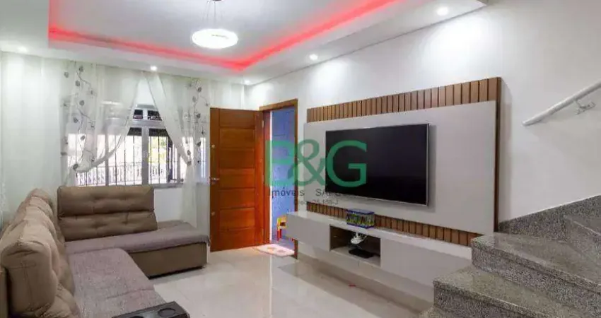 Sobrado com 3 dormitórios à venda, 121 m² por r$ 649. - vila campo grande - são paulo/sp