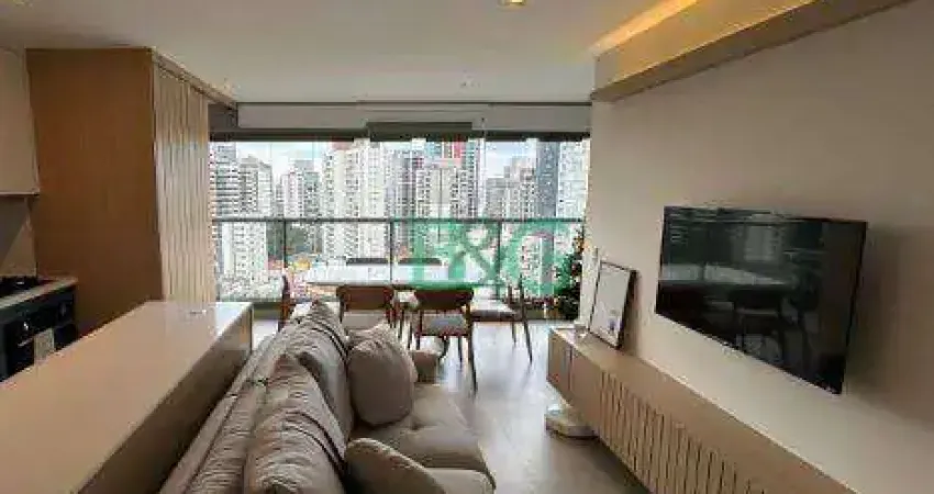 Apartamento com 1 dormitório à venda, 52 m² por r$ 1.000.000,00 - jardim vera cruz - são paulo/sp