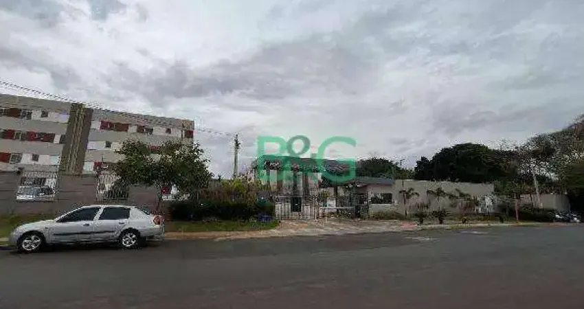 Apartamento com 2 dormitórios à venda, 43 m² por r$ 99.837 - jardim brasil (vila xavier) - araraquara/sp