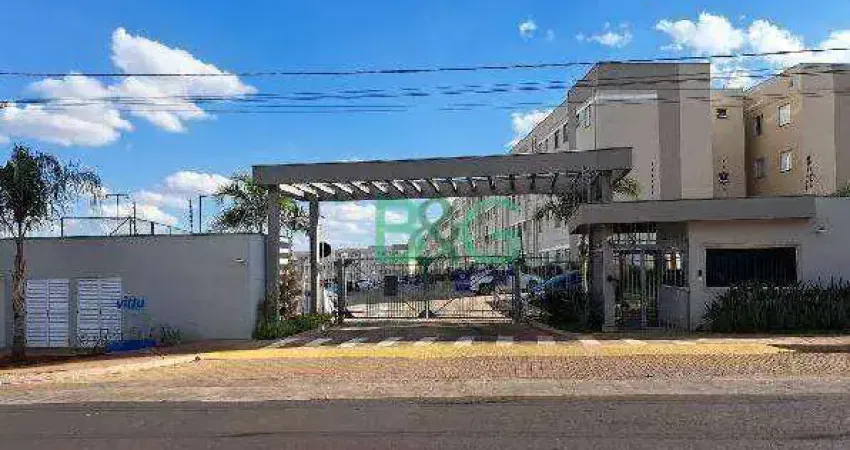 Apartamento com 2 dormitórios à venda, 43 m² por r$ 107.953 - campos ville - araraquara/sp