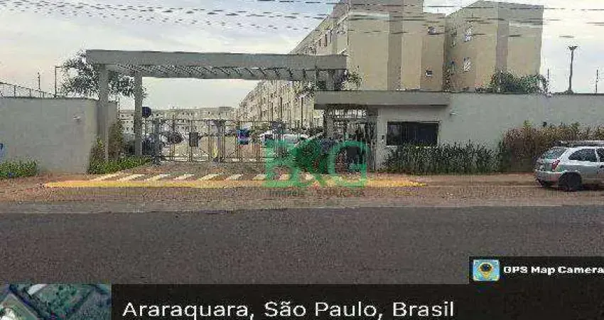 Apartamento com 2 dormitórios à venda, 43 m² por r$ 113.194 - campos ville - araraquara/sp