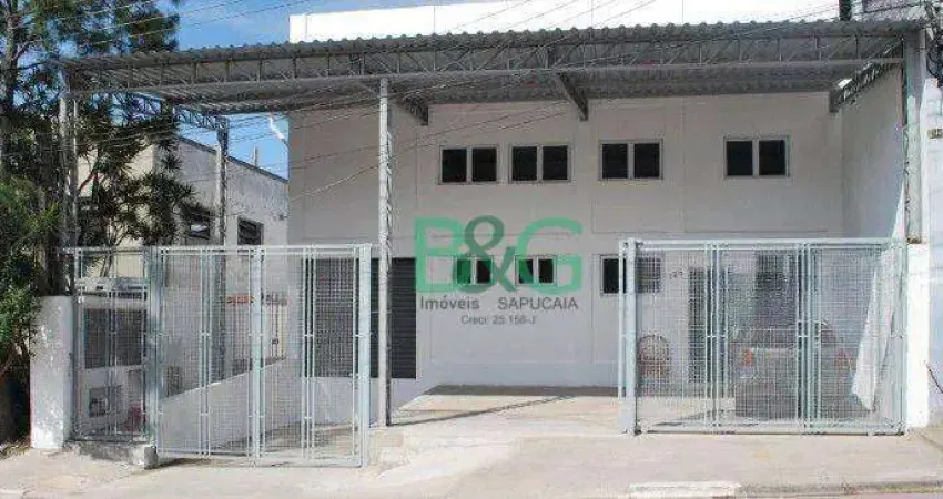 Galpão para alugar, 379 m² por r$ 12.800,00/mês - interlagos - são paulo/sp