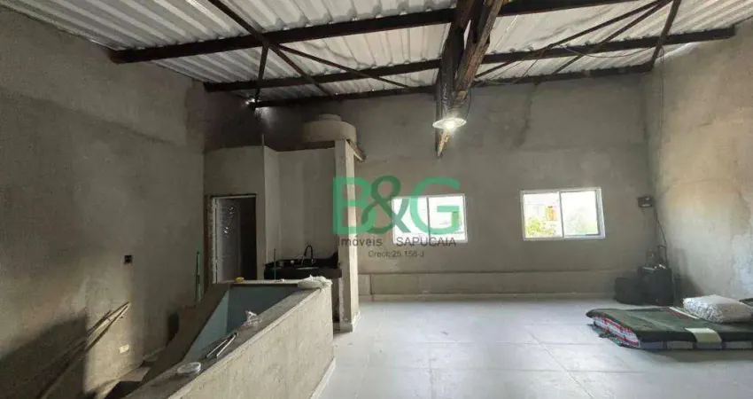 Galpão para alugar, 270 m² por r$ 16.800/mês - várzea da barra funda - são paulo/sp