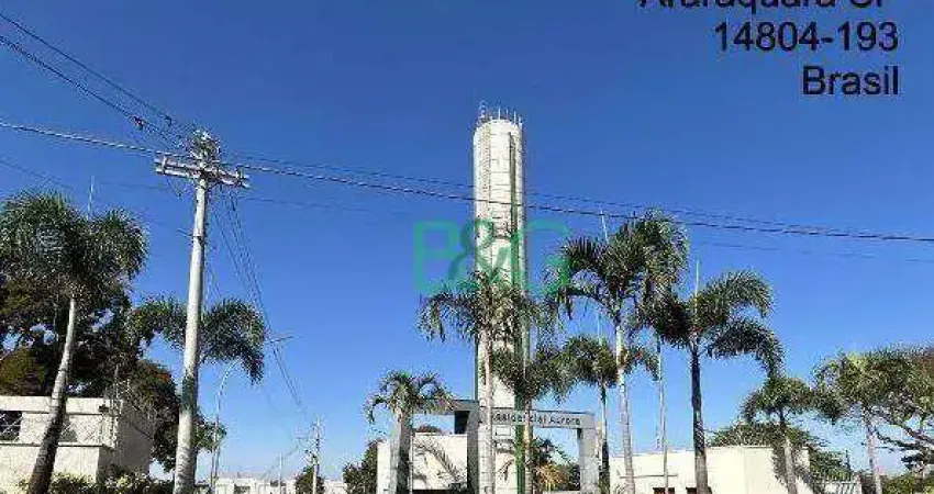 Apartamento com 2 dormitórios à venda, 39 m² por r$ 113.367 - altos do jaraguá - araraquara/sp