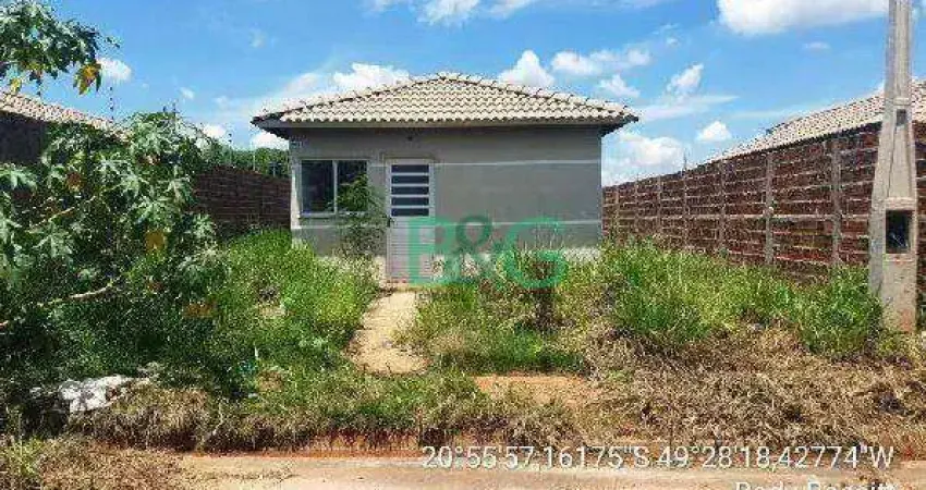 Casa com 2 dormitórios à venda, 42 m² por r$ 90.133 - aurora 1 - bady bassitt/sp
