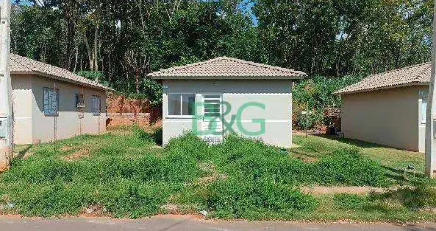 Casa com 2 dormitórios à venda, 42 m² por r$ 86.648 - aurora 1 - bady bassitt/sp